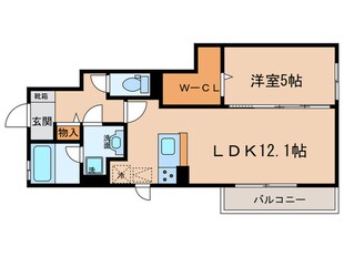 サンライズ烏森の物件間取画像